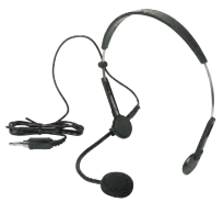 Micro type serre-tête pour émetteurs audiophones