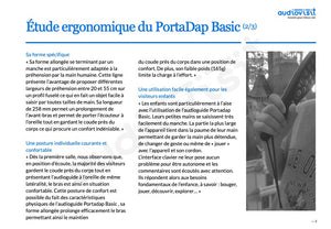 Etude ergonomique de l'audioguide Portadap Basic 